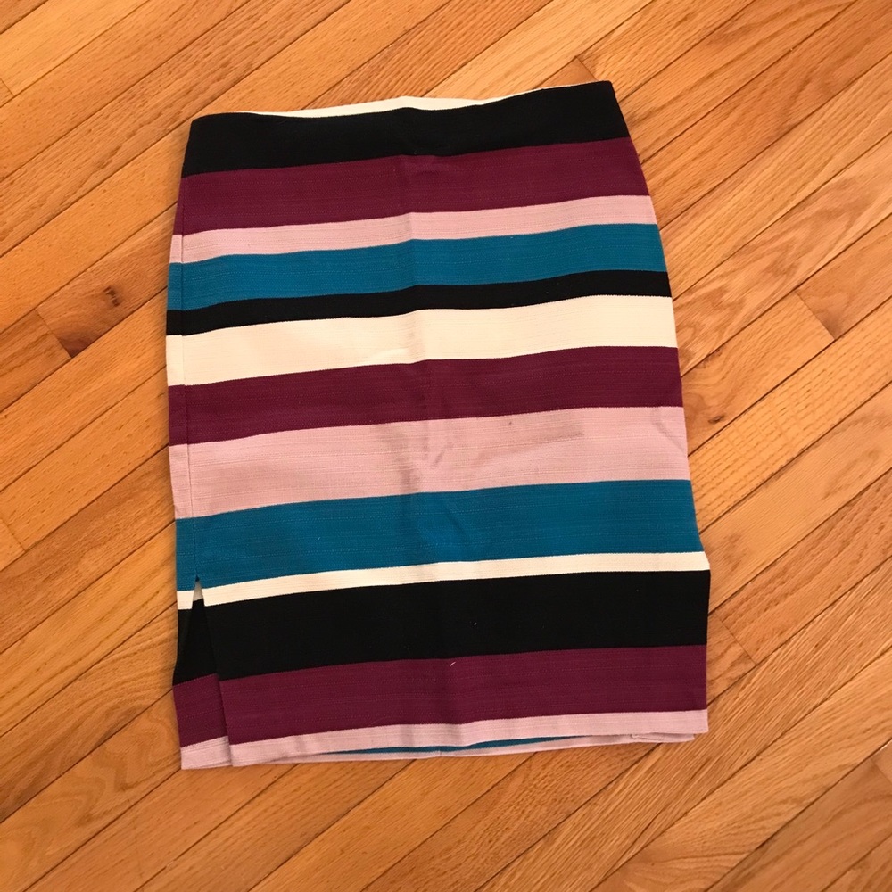 LOFT striped skirt, size 6